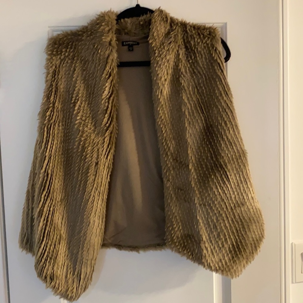 Tan vest from Express